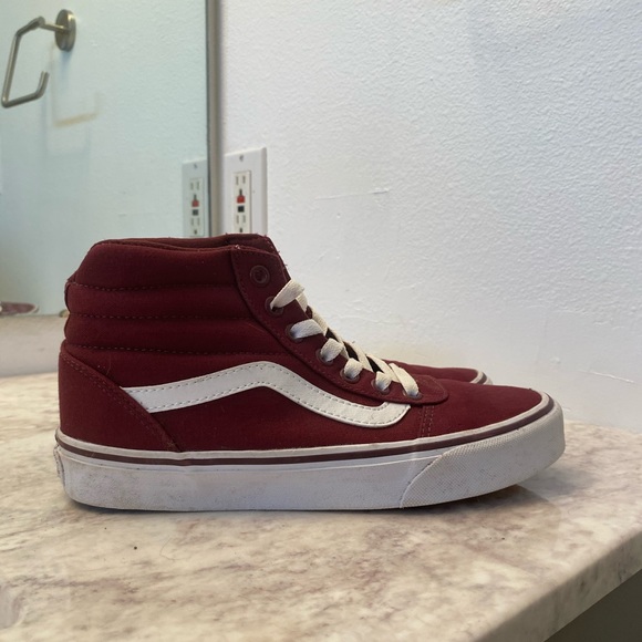 maroon high top vans - Picture 5 of 5